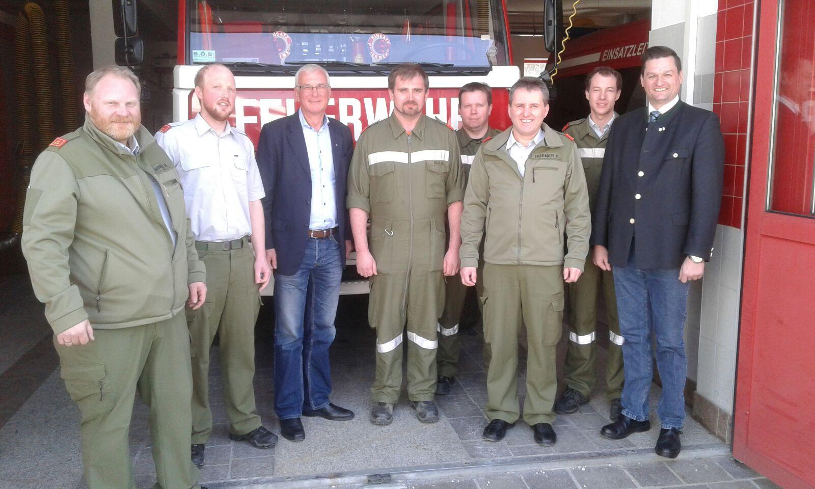 Besuch von Feuerwehr-Landesrat Podgorschek